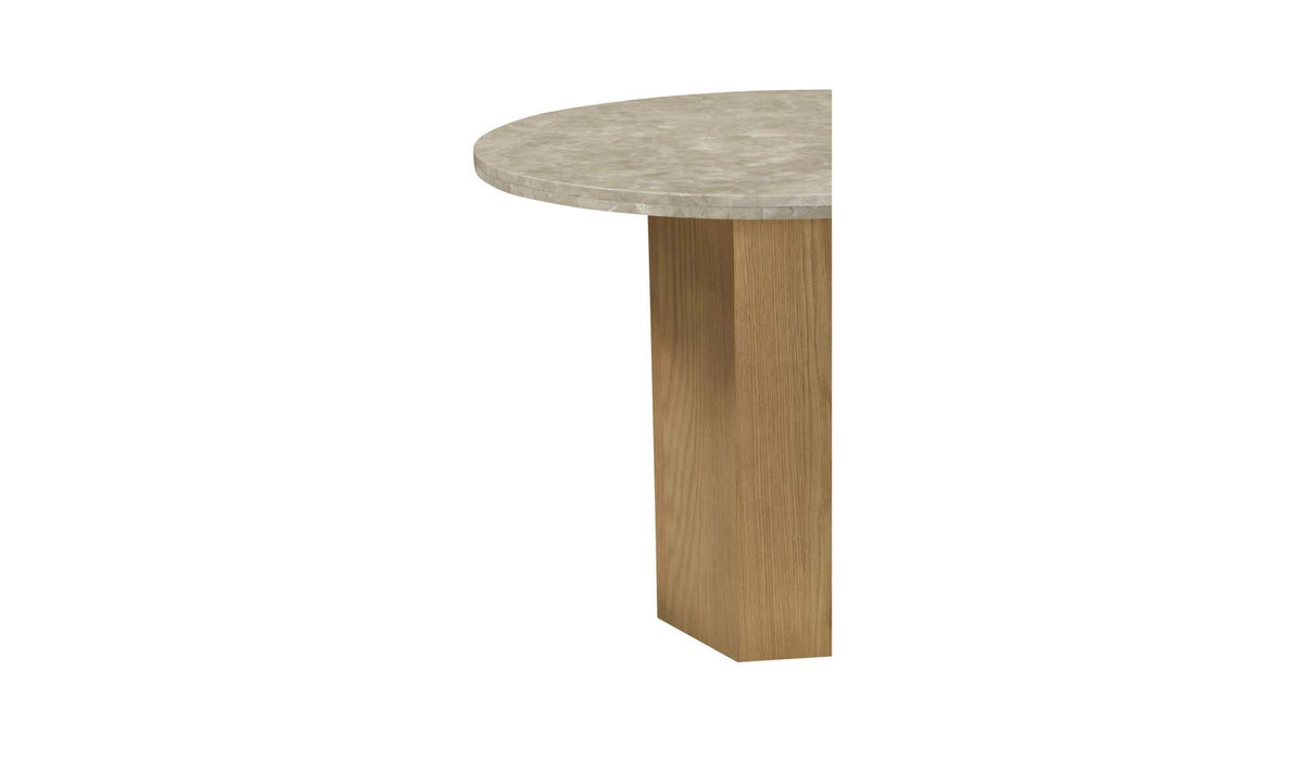 Brando Grey Marble Small Dining Table Silk