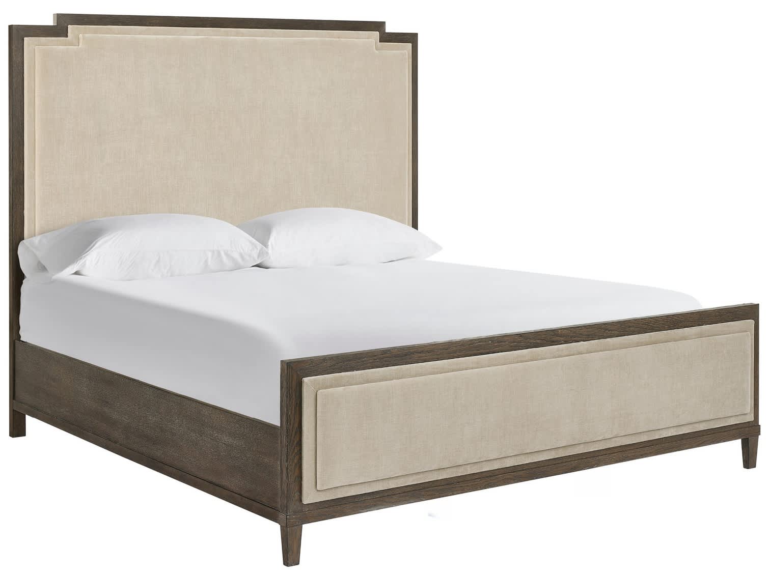 Montclair Cocoa/Silken Fog Queen Bed