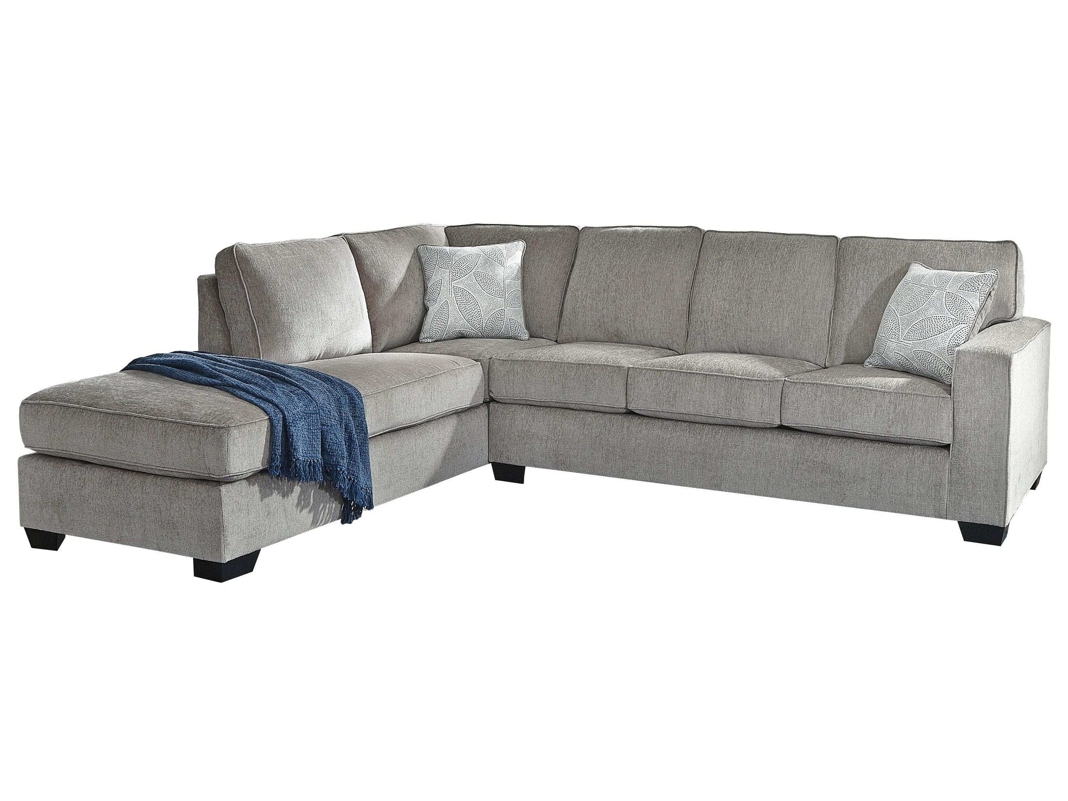 Altari Alloy 2pc Sectional Sofa w/ Chaise - Ornate Home