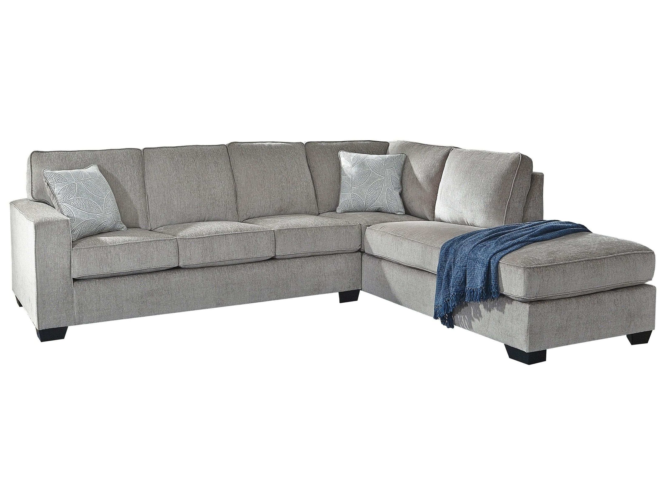 Altari Alloy 2pc Sectional Sofa w/ Chaise - Ornate Home