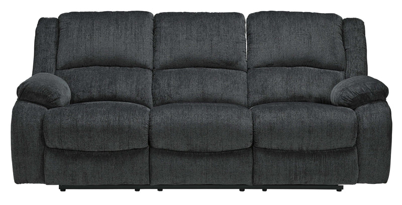 (Online Special Price) Draycoll Slate Manual Reclining Sofa - Ornate Home