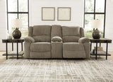 (Online Special Price) Draycoll Pewter Manual Reclining Sofa & Loveseat 2pc Set - Ornate Home