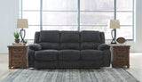 (Online Special Price) Draycoll Slate Manual Reclining Sofa & Loveseat 2pc Set - Ornate Home