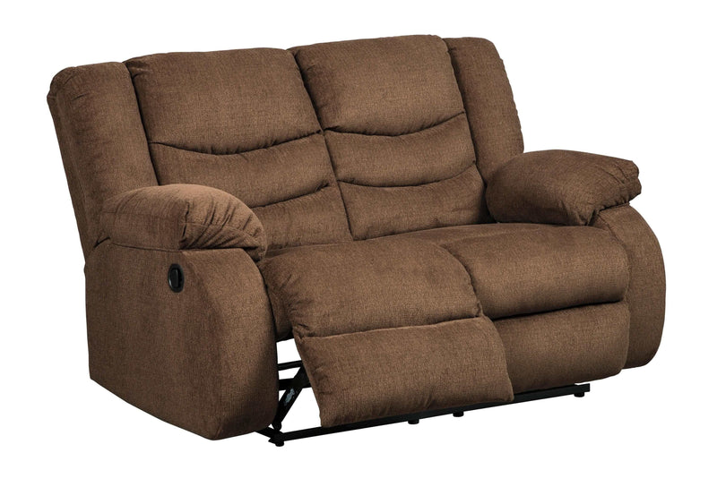 (Online Special Price) Tulen Chocolate Manual Reclining Sofa & Loveseat - Ornate Home