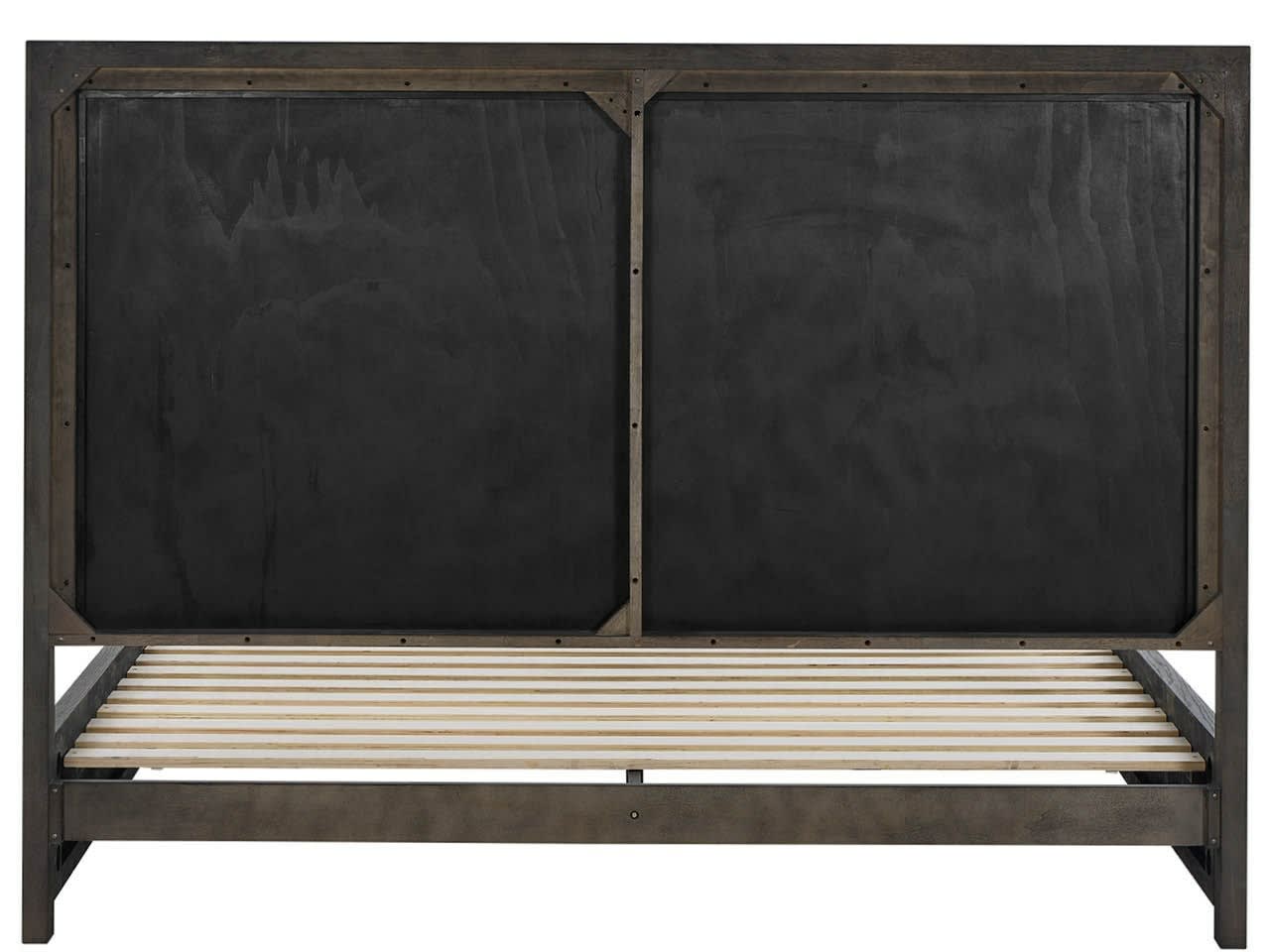 Modern Veil/Haze Panel Bed King
