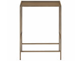 Montclair Smoked Gold Metal Side Table