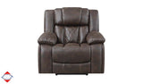 Torrey Hickory Fabric Gliding Reclining Chair