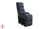 Vernal Thunder Fabric 6-Pc Power Reclining Sectional with 2 Power Recliners