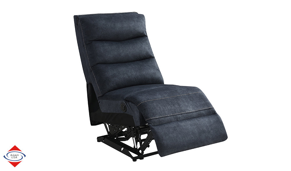 Vernal Thunder Fabric 6-Pc Power Reclining Sectional with 3 Power Recliners