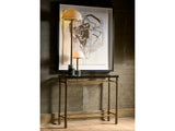 Cirrus Antique Brass/Cast Glass Console Table