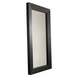 Koda Black Wood Floor Mirror - Ornate Home