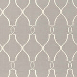 Lamy Beige Trellis Wool Rug - Clearance