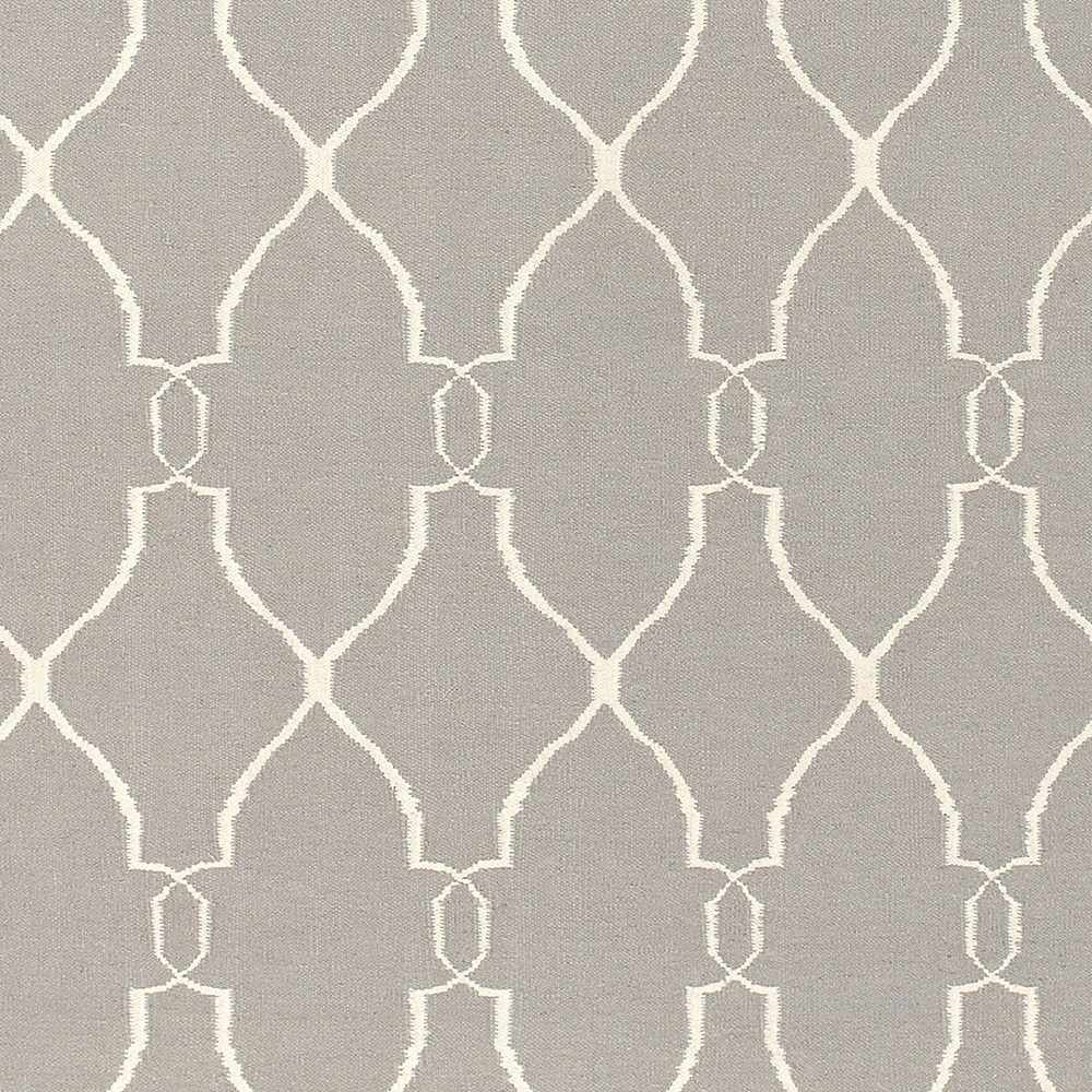 Lamy Beige Trellis Wool Rug - Clearance