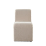 Lana Camel Looped Shearling Dining Chair - Ornate Home