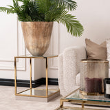 Savannah Breeze Gold End Table