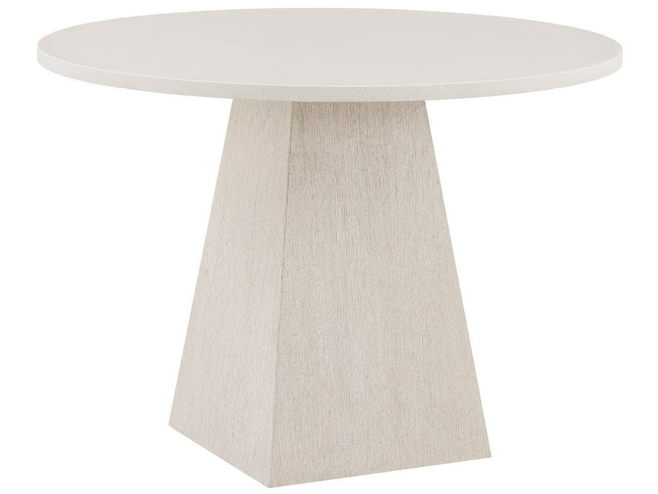 Modern White/Mist Quartz Dining Table