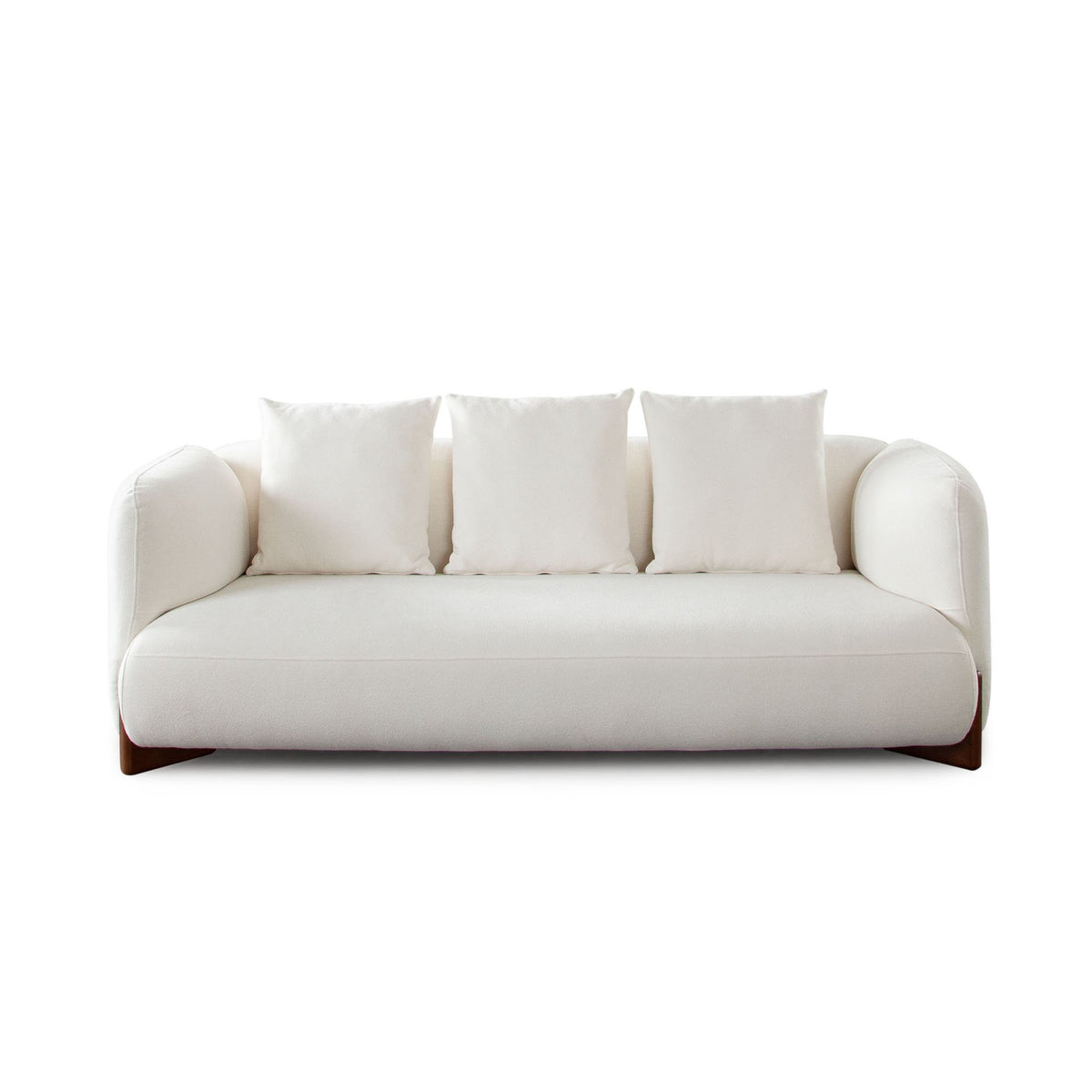 Link Ivory Fabric Sofa - Ornate Home