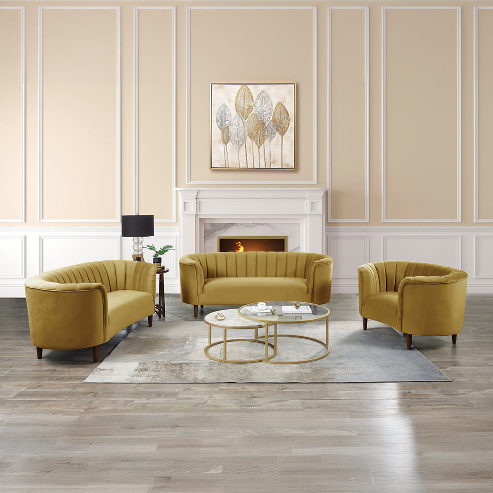 Millephri Olive Yellow Chair