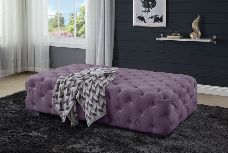 Qokmis Purple Ottoman