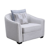 Mahler II Beige Chair w/ 2 Pillows