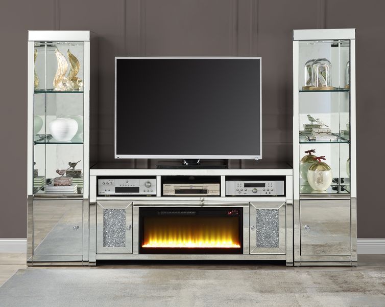 Noralie Faux Diamonds TV Stand - Ornate Home