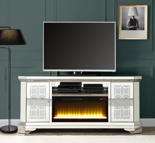 Noralie Faux Diamonds TV Stand - Ornate Home