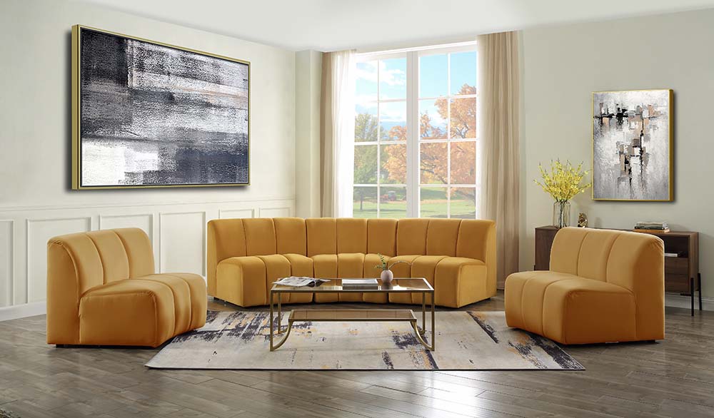 Felicia Yellow Modular Chair