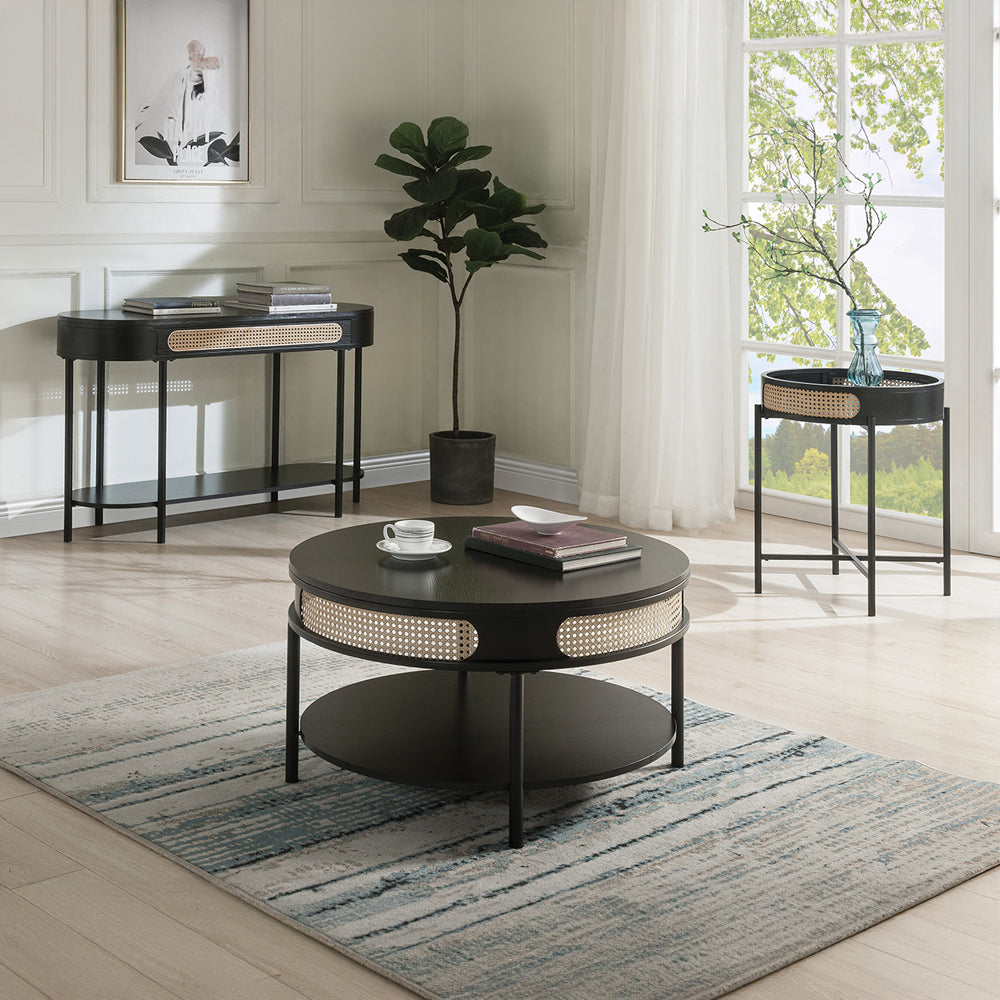 Colson Black Sofa Table