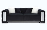 Trislar Black Sofa w/ 4 Pillows