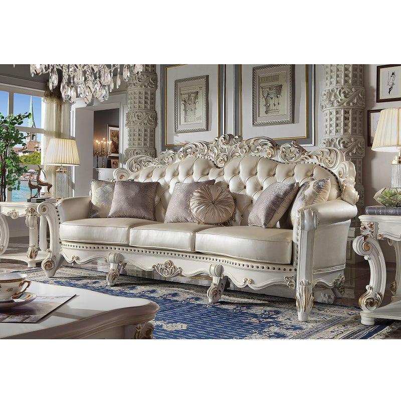 Vendome Champagne Sofa W/6 Pillows - Ornate Home