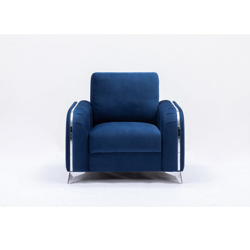 Wenona Blue Chair - Ornate Home