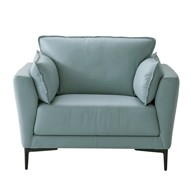 Mesut Light Blue Chair - Ornate Home
