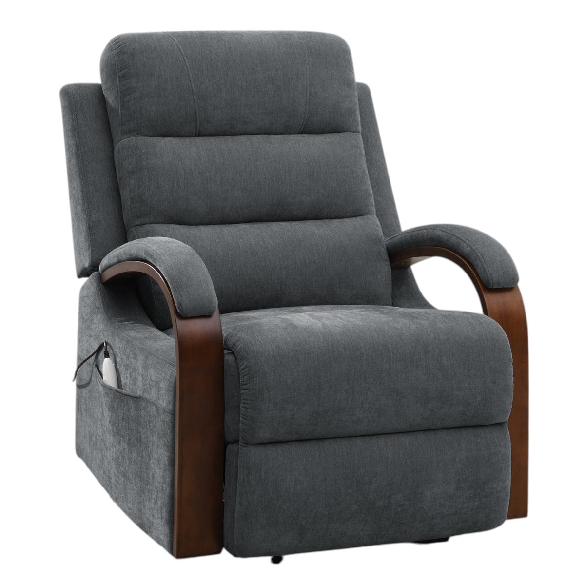 Kayla Gray Power Recliner w/Lift & Heating & Massage