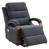 Kayla Gray Power Recliner w/Lift & Heating & Massage