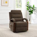 Kayla Chocolate Power Recliner w/Lift & Heating & Massage