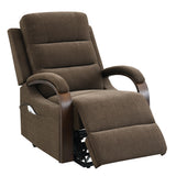 Kayla Chocolate Power Recliner w/Lift & Heating & Massage