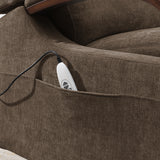 Kayla Chocolate Power Recliner w/Lift & Heating & Massage