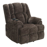 Pacay Brown Power Recliner w/ Lift, Heating & Massage