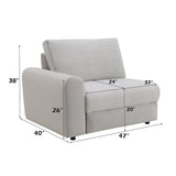 Tarrance Gray Modular Power Reclining Sectional