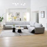 Tarrance Gray Modular Power Reclining Sectional