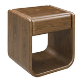 Lanza Dark Walnut End Table w/Drawer
