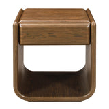 Lanza Dark Walnut End Table w/Drawer