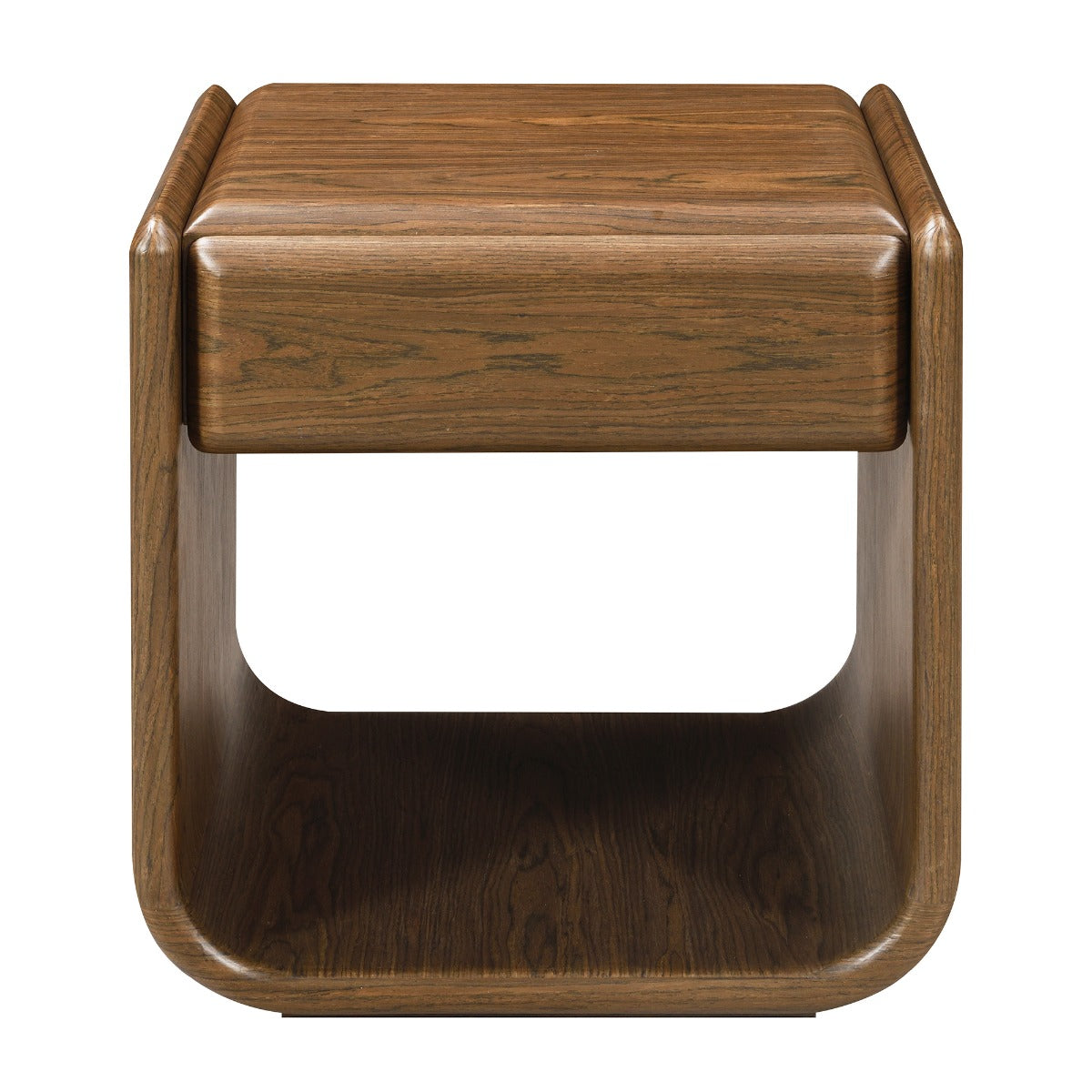 Lanza Dark Walnut End Table w/Drawer