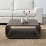 Lanza Dark Walnut Coffee Table