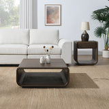 Lanza Dark Walnut Coffee Table