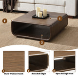 Lanza Dark Walnut Coffee Table
