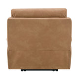 Chavis Brown Power Motion Recliner w/USB & Power Headrest