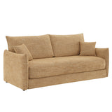 Cadie Mocha Sofa w/ Full-Size Sleeper & 2 Pillows