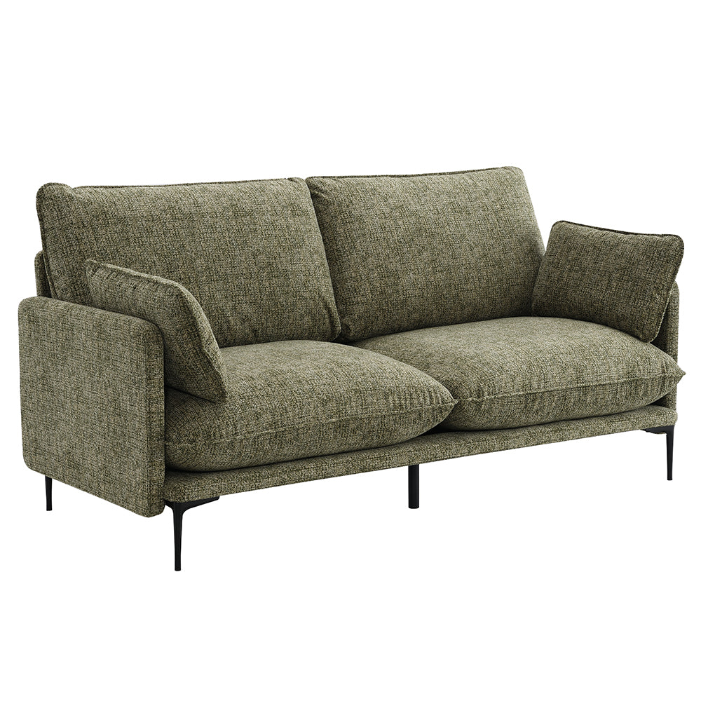 Dalton Green Sofa w/2 Pillows