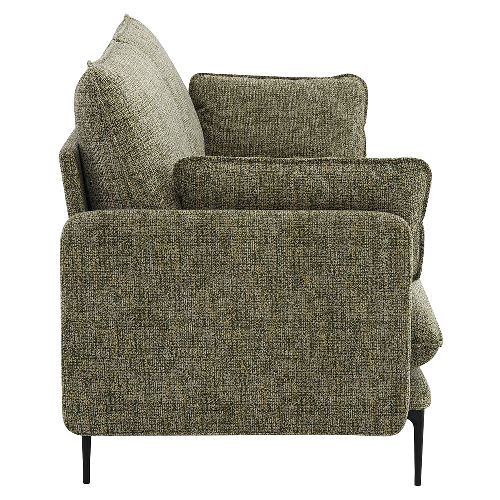 Dalton Green Sofa w/2 Pillows